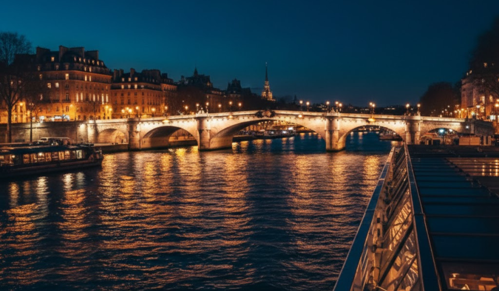 The Seine River Cruise — Paris landmarks sightseeing cruise