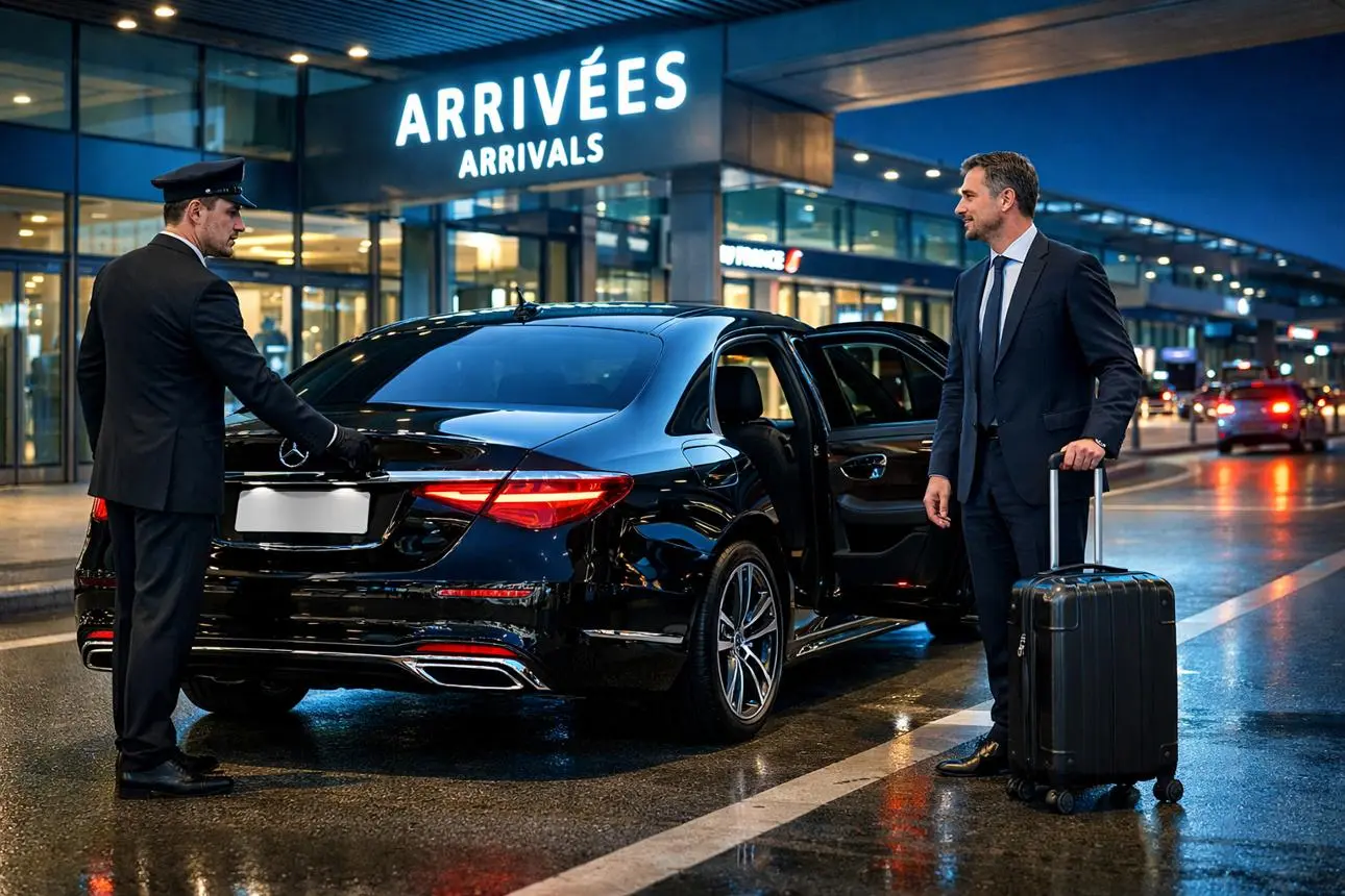 Book Paris Airport Transfer luxury Mercedes chauffeur