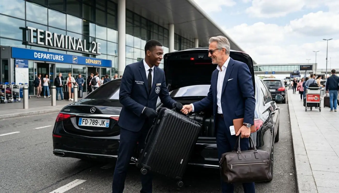 Paris limousine service vehicle for a wedding or special event