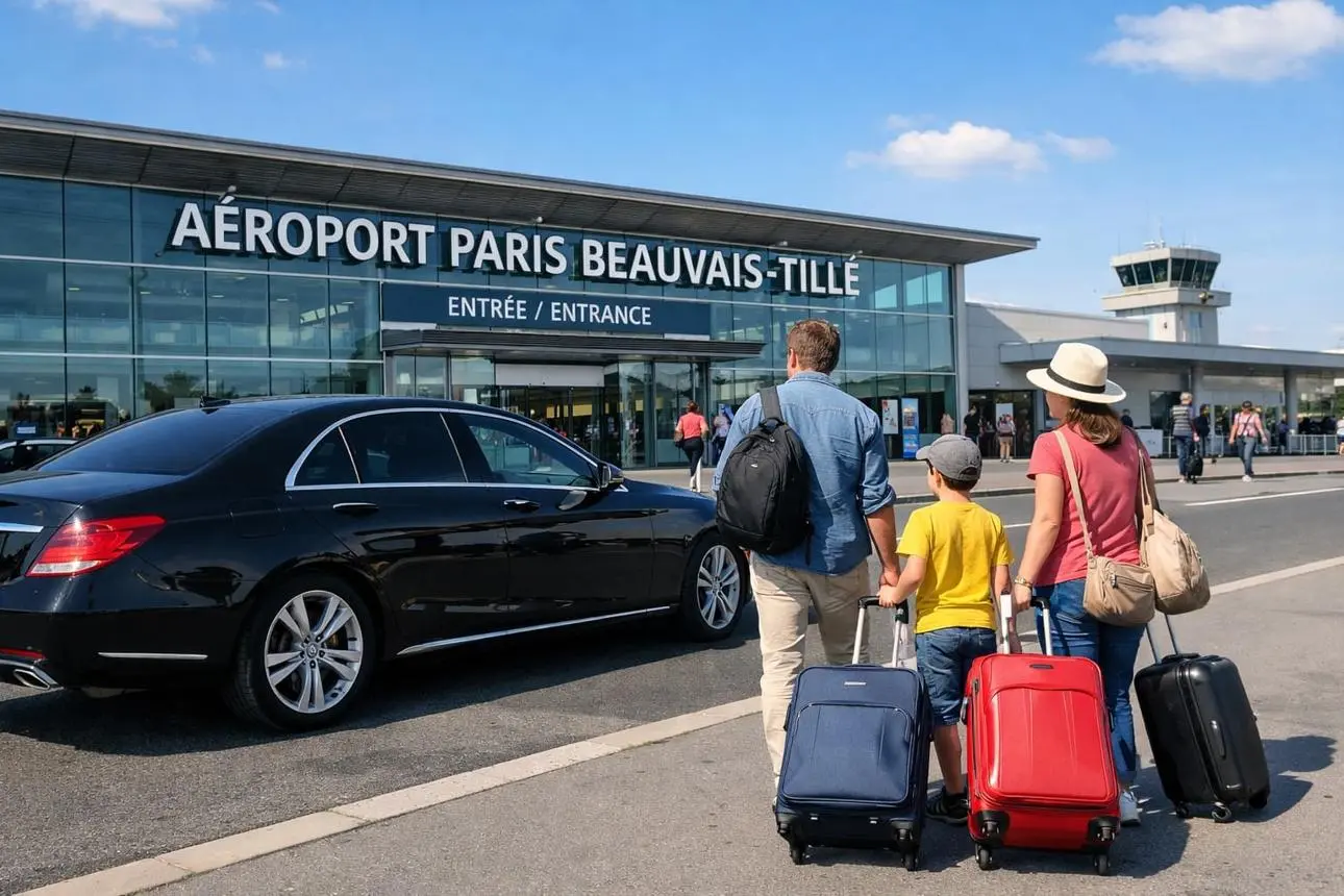 Beauvais airport transfer service professional chauffeur